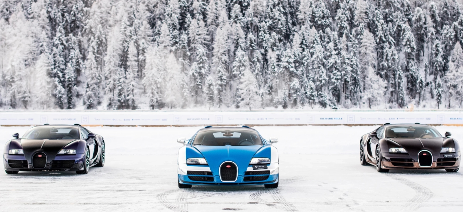 Bugatti Veyron tokom testiranja performansi u zimskim uslovima