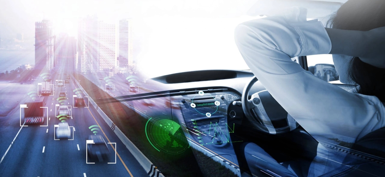 ADAS sistemi u automobilima koji pomoću senzora i kamera povećavaju bezbednost vožnje i pomažu vozaču u realnom vremenu