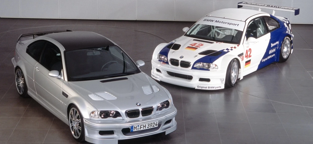 BMW M3 E46 i BMW M3 GTR Straßenversion izloženi zajedno u BMW muzeju